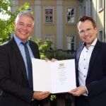 Dr. Gunther Schunk erhält Honorarprofessur an der THWS: Würzburger Medienprofi ist seit 2018 als Dozent an der Fakultät Angewandte Natur- und Geisteswissenschaften tätig