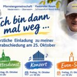 „Ich bin dann mal weg..“: Niederwerrn und Oberwerrn verabschieden ihren Pfarrer Stefan Kömm in den Ruhestand